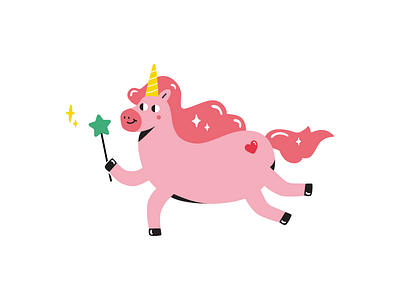 Unicorn recipe ✨🦄 branding character design design diversity equality glitter graphic design illustration magic pink pony sparkle unicorn