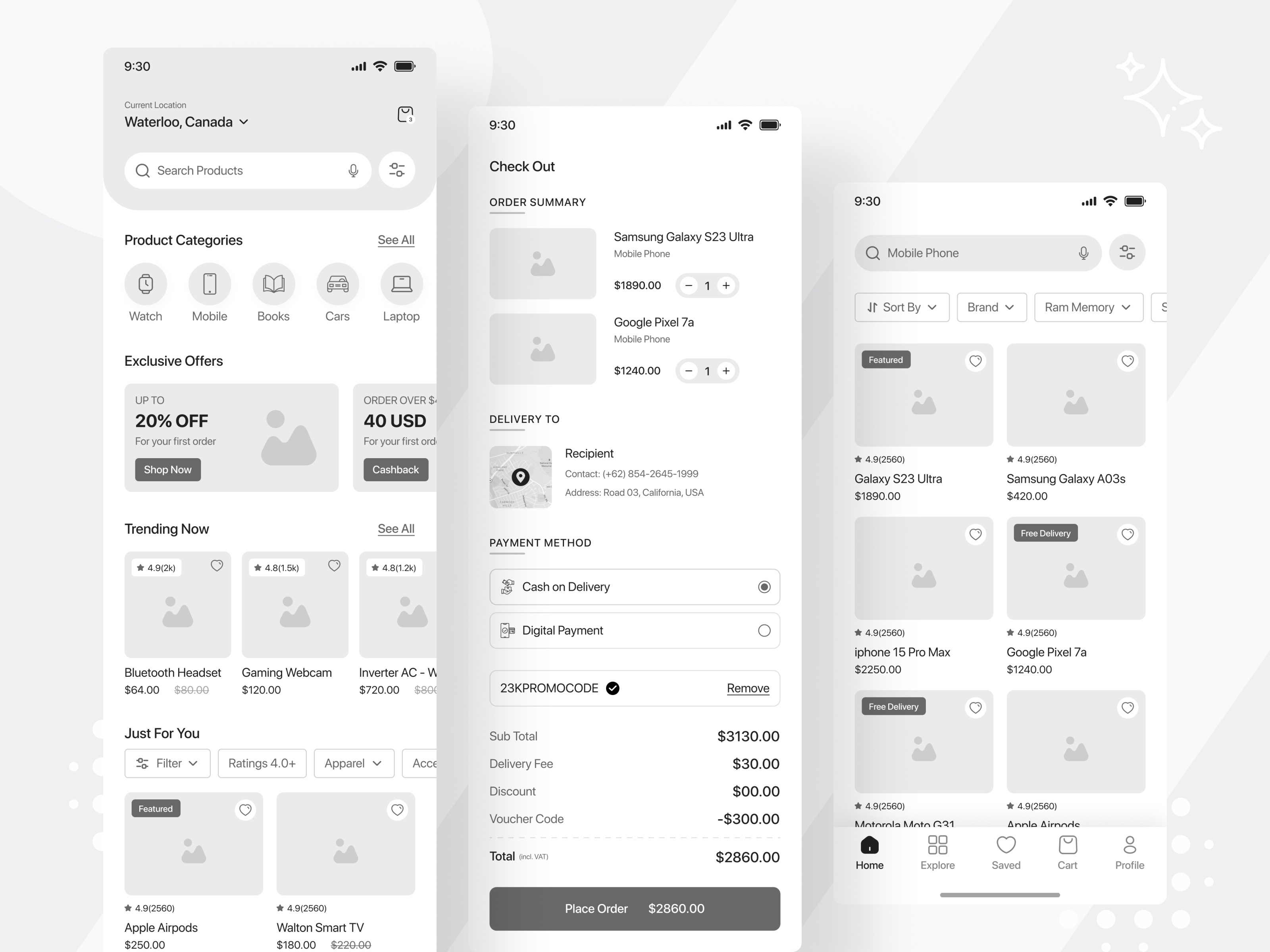 Example of Mobile App Design