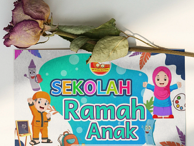 Mockup Sekolah Ramah Anak graphic design