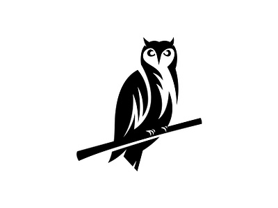 Owl Logo flat