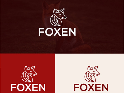 fox logo design branding custom logo designer fox foxen graphic design illustration line art logo logo design logo graphic design obstructive