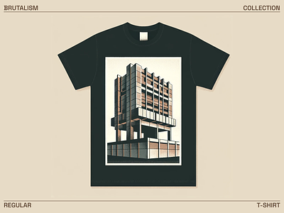 Brutalism T-Shirt Print brutalism graphic design illustration inspiration print t shirt vector