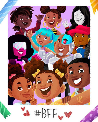 Black Awareness Day X Lhaiza Morena brazil cartoon characters children