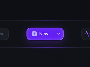 Glassy button by Markus on Dribbble