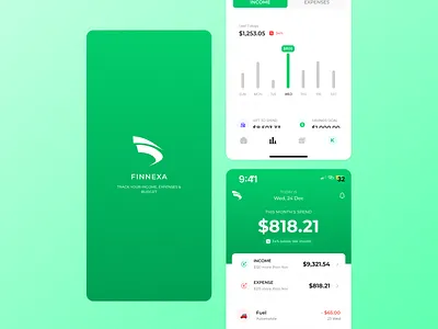 Expenses Tracking Wallet App Design app design app ui creative ui expenses app tracking app ui ui design ui ux design ux ux design wallet ui web design