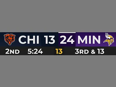 Scorebug dailyui design football scorebug ui uidesign web webdesign