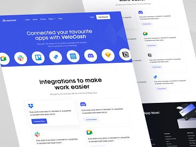 Integration Page - Webflow Template api integration integration page integration ui integrations saas integration web design webflow webflow integration webflow template