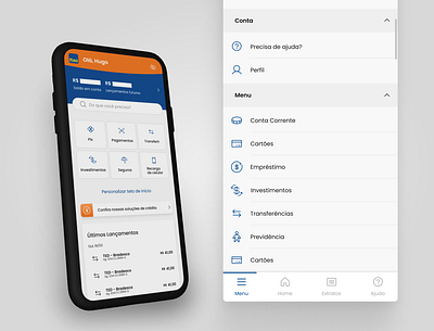 Redesign for bank app bank bank app design figma graphic design itau product product design redesign ui uiux ux ux design uxui web design