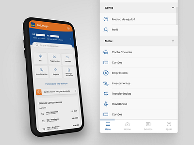 Redesign for bank app bank bank app design figma graphic design itau product product design redesign ui uiux ux ux design uxui web design