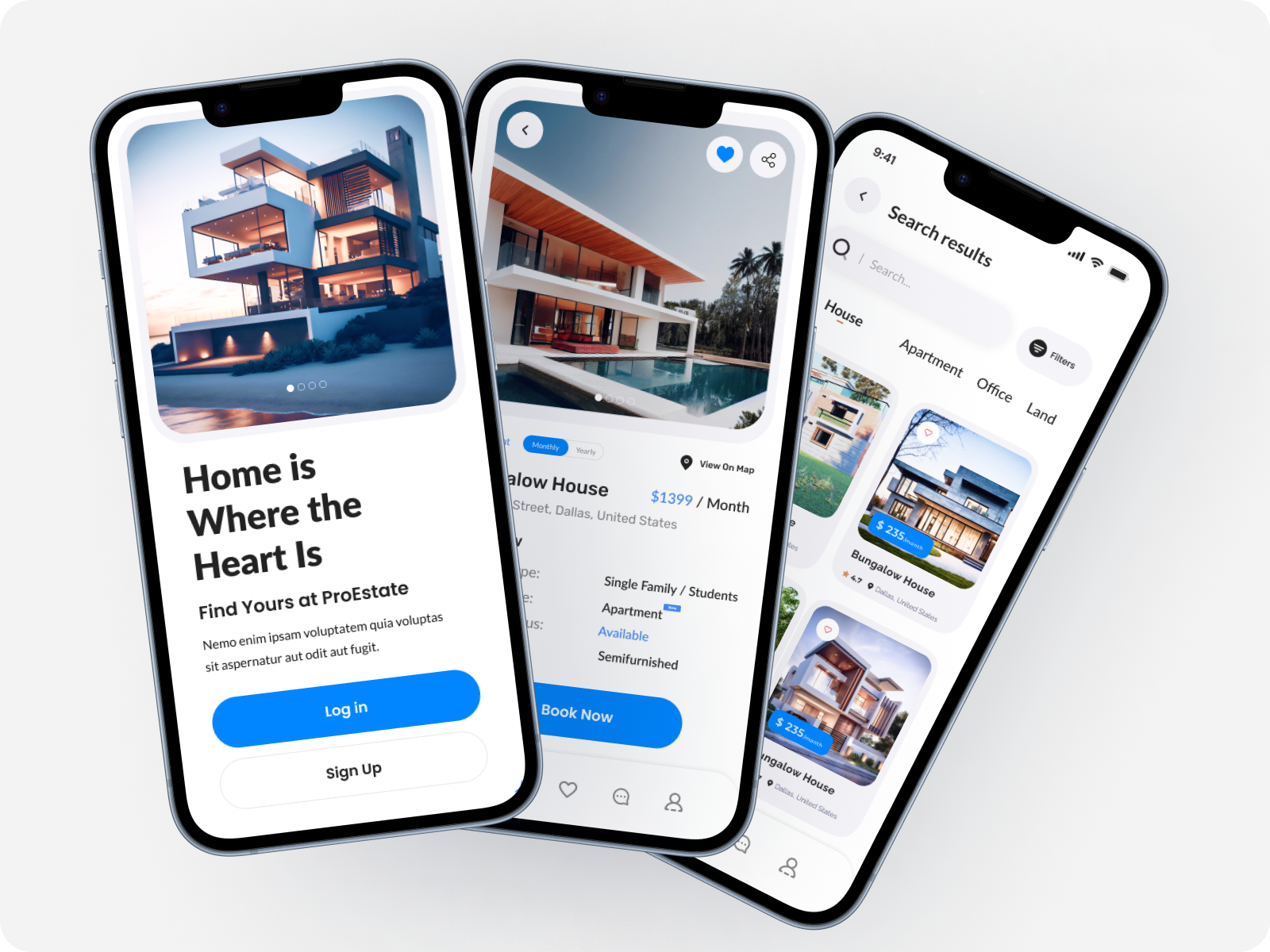 Real Estate App design app design app designs design real estate app real estate app design ui ux