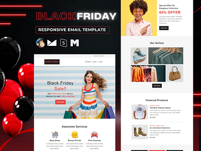 Black – Black Friday Email Template black friday sale email email template responsive template
