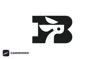 Negative Space Letter B Bunny logomark design process 3d anhdodes anhdodes logo animation branding bunny logo design graphic design illustration lette b logo letter b bunny logo logo logo design logo designer logodesign minimalist logo minimalist logo design motion graphics rabbit logo ui