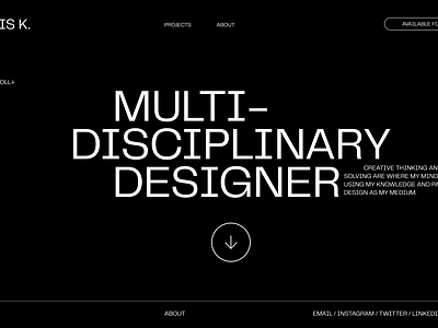 SITE PORTFOLIO DESIGNER design ui веб вебдизайн вебсайт дизайн дизайн веб сайта дизайнсайта