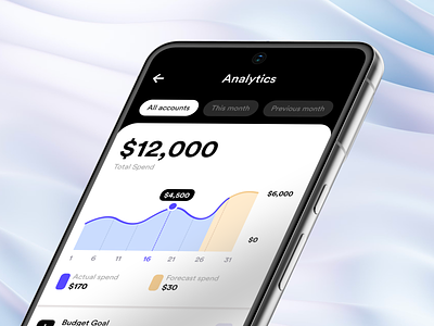 Product UX analysis app dark dashboard design graph minimal mobile simple stats ui ux