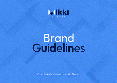 Wikki Studio | Brand Guidelines Design | Creative Logo Design branding graphic design logo
