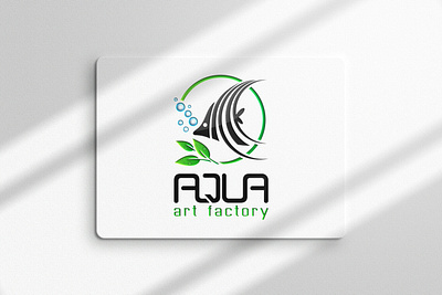 AQUA Art Factory Logo branding branding design business logo company logo graphic design logo logo design logo types minimal minimalist modern