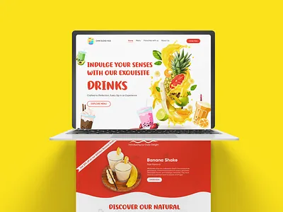 Natural beverage E-commerce platform UI Design | UX/UI Design beverages design e commerce figma graphic design landing page one page website one page website ui design ui ui design uiux ux web sdesign website