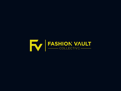 Fashion vault logo design animation brand design branding branding design design fashionlogo graphic design illustration illustrator logo logo design motion graphics ui