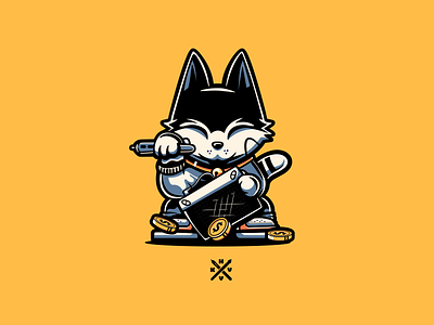 Kiyou Lucky Club - Mascot Illustration adobe illustrator branding cartoon design graphic design heykiyou illustration lucky cat mascot maneki neko mascot mascot studio mascot vector vector mascot