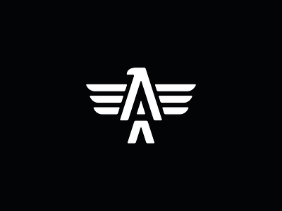 Asprogeraka a letter logo bird brand identity branding design emblem falcon geometric graphic design icon identity logo logotype mark mini hotel monogram negative space simple symbol white falcon