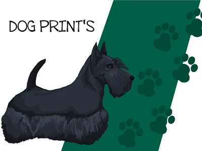 Принты с собаками graphic design вектор иллюстрация