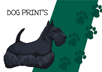 Принты с собаками graphic design вектор иллюстрация