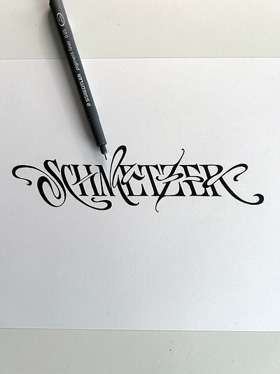 Schmetzer hand lettering pigmentliner schmetzer typography