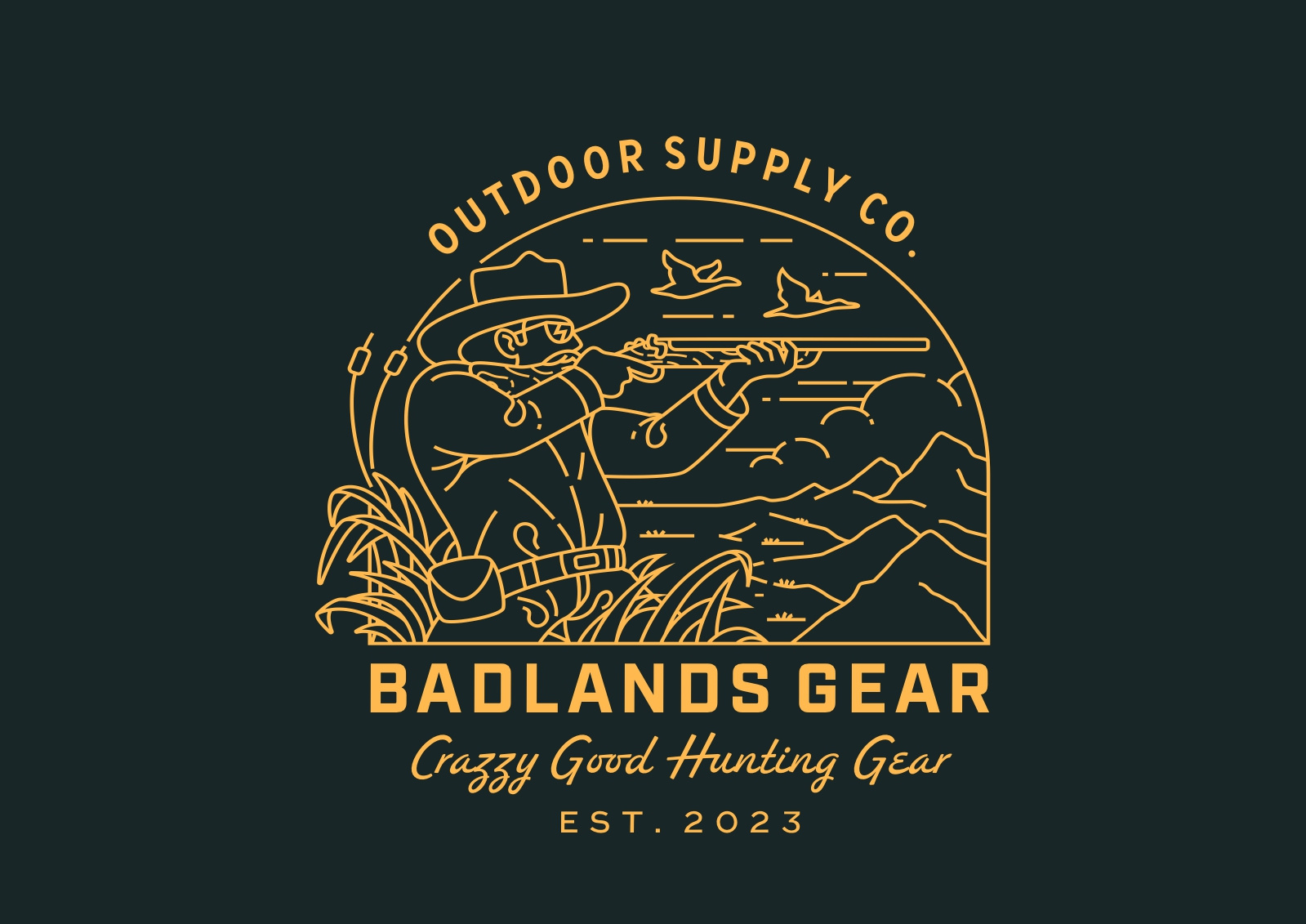 Apparel Design Exploration branding clothing design forest geometric graphic design hunt hunter hunting illustration line lineart logo merch merchandise minimal monoline mountain outdoor outdoor brand