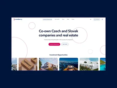 Crowdberry — real estate animation real estate ui ui animation ux web webdesign website