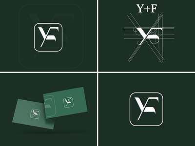 Y+F LOGO DESIGN branding creative design graphicdesign illustration logo