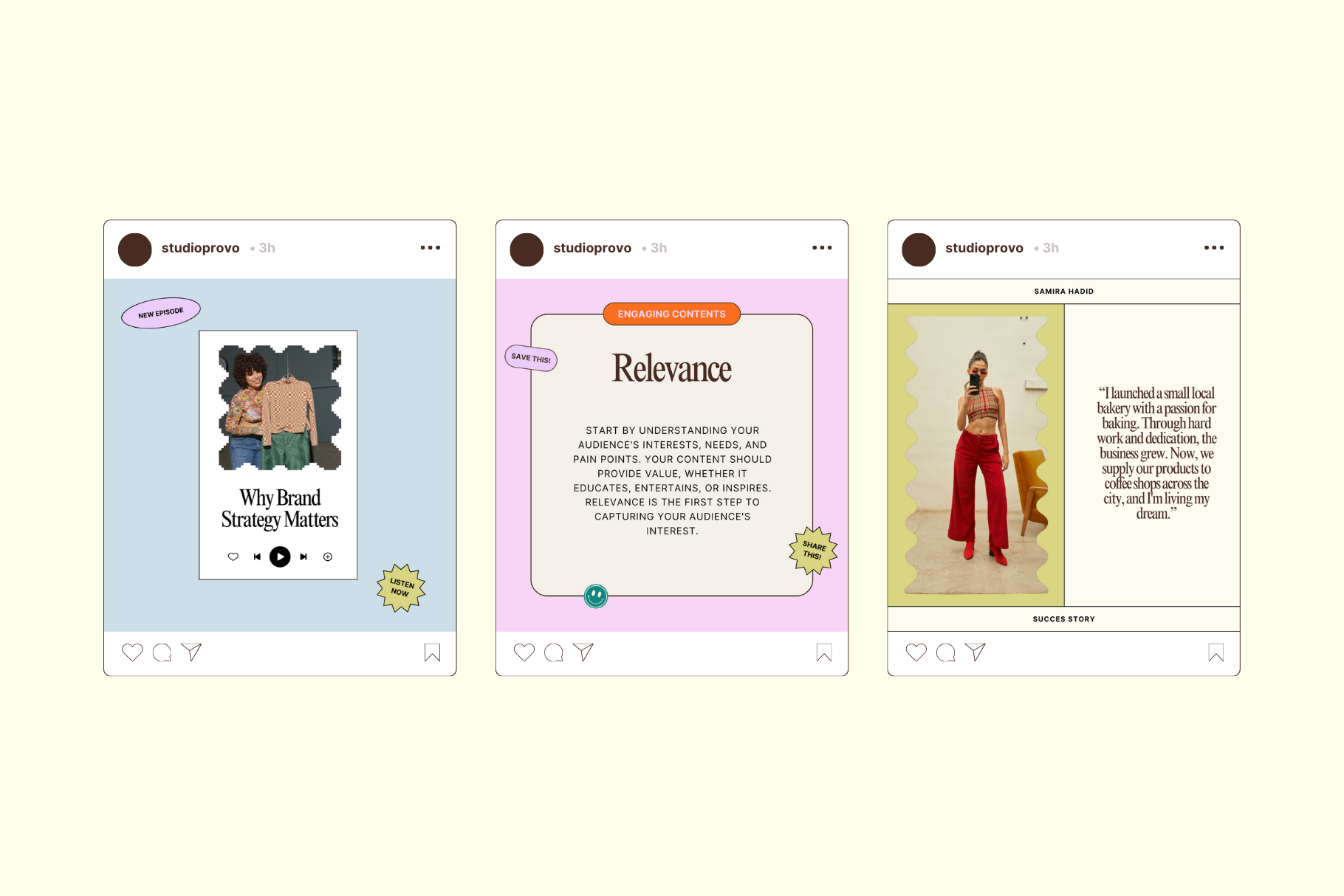 Aesthetic Social Media Template Kit aesthetic branding canva canva template design illustration instagram instagram template social media ui