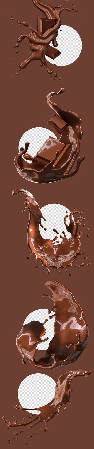 Splash Chocolate 3d asset branding chocolate design emoticon graphic design icon illustration logo object splash ui