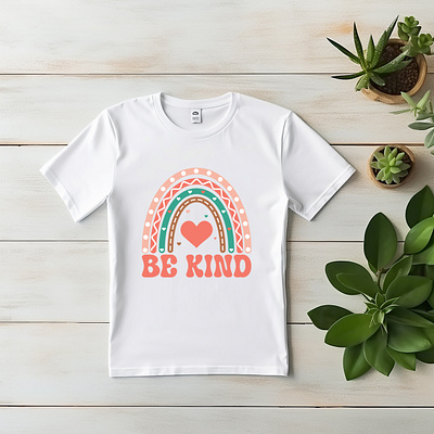 Boho Rainbow T-Shirt design boho colorful design graphic design illustration logo rainbow t shirt typography vector