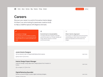 Careers Section · Naztek UI careers clean figma landing light light mode naztek naztekui ui