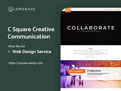 C Square Creative Communication corporatewebsite wordpress