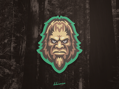 Big Foot V2 big foot branding logo logotype mascot sasquatch sport sport logo