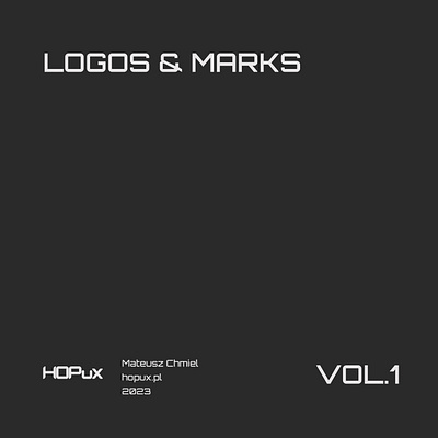 Logos & Marks vol.1 by Hopux branding figma logo logo brand logo design photoshop ux vector