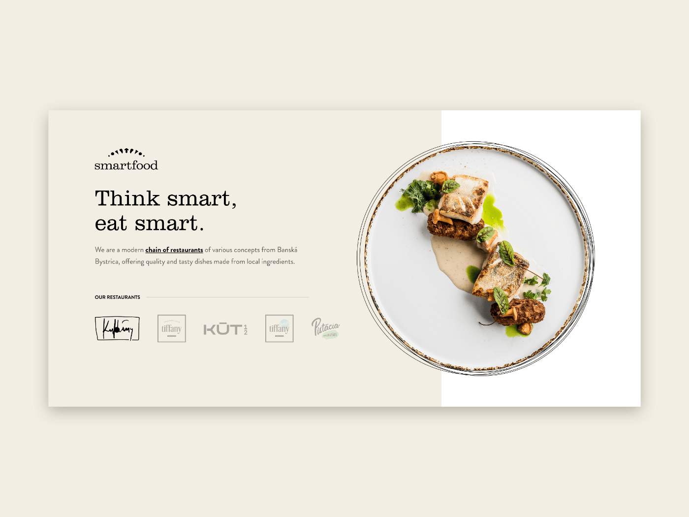 Smartfood — Chain of restaurants bistro bistrorestaurant design development food logo restaurant sub brands visualidentity web website