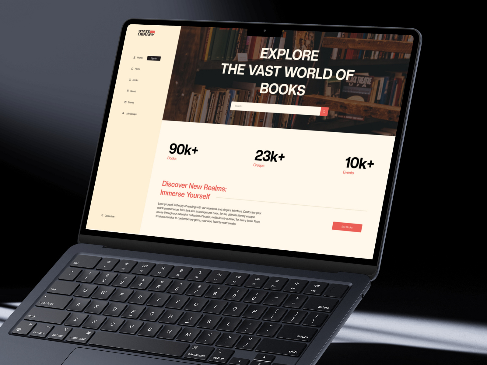 DIGITAL LIBRARY WEBSITE UI DESIGN by Muhtamim Karim on Dribbble