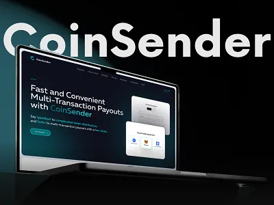 UX\UI design and WordPress development for CoinSender crypto cryptocurrency design interface nft payments platform public website secure transactions ui user experience user friendly uxui webdesign website