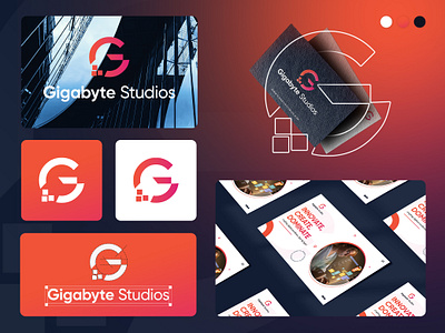 GigaByte Studios Logo Design and brand identity agency animated brand branding business colors design gradient logo graphic design guidelines identity illustration letter g logo logo logo design saas studio logo style tech visual