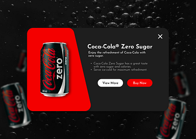 #016 Pop Up Overlay buy checkout coca cola coke color daily ui design e commerce notify overlay pop up purchase ui ux