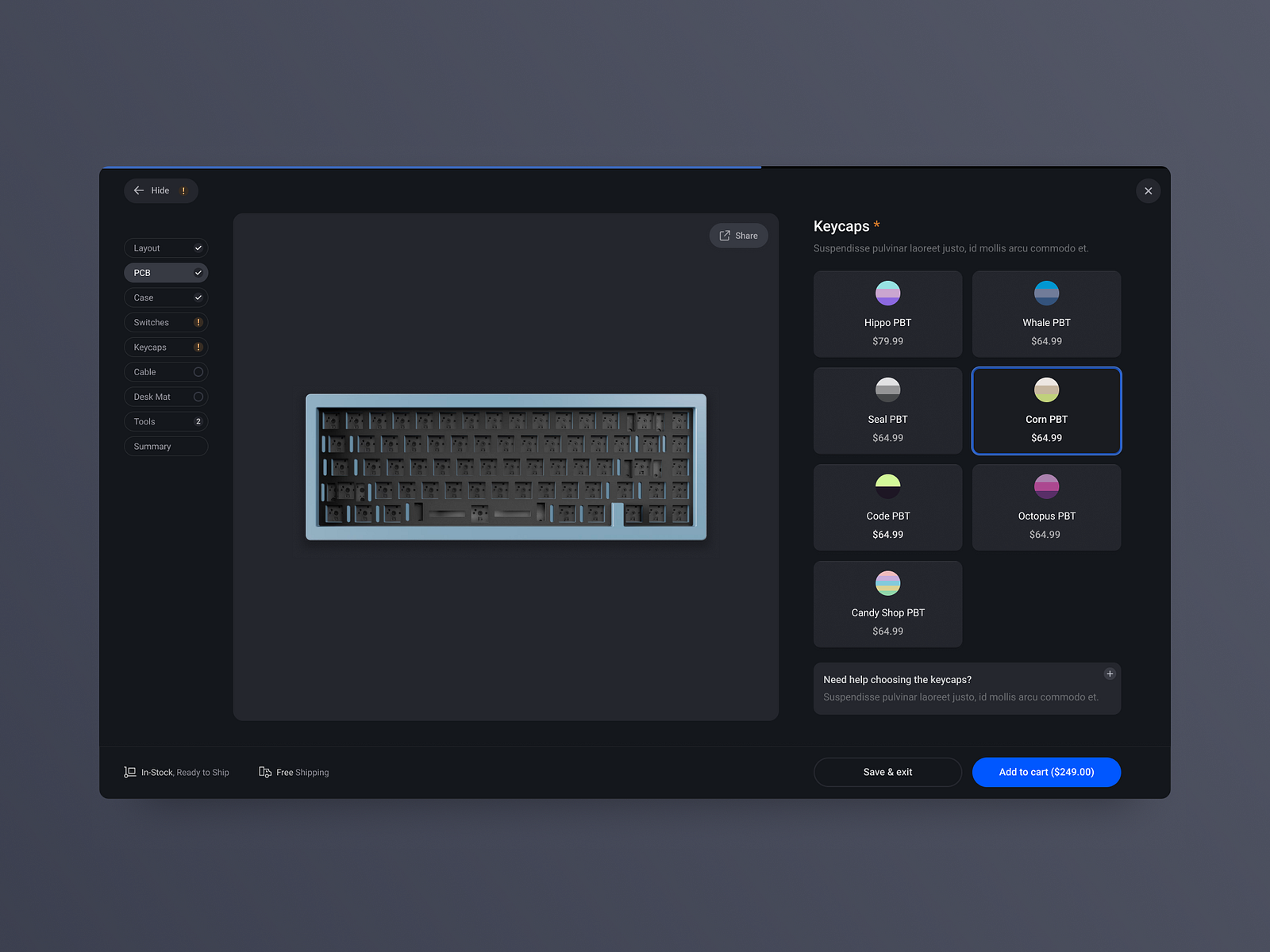 Keyboard Builder - KineticLabs by Cristian Luchian on Dribbble