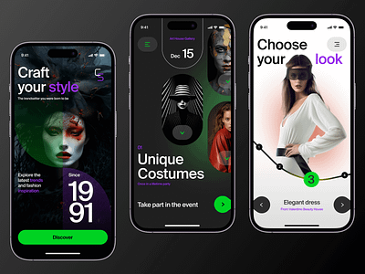 Style Craft - Mobile App Concept 3d app clean concept creative daily ui daily ux design fashion graphic design illustration ios mobile mobile app modern design stylish ui ux