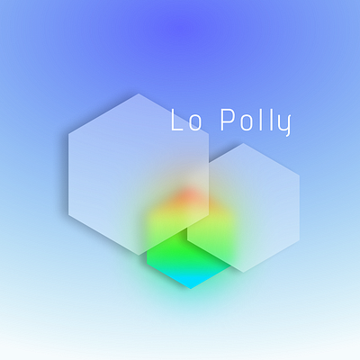 "Lo Poly" Logo branding graphic design logo ui
