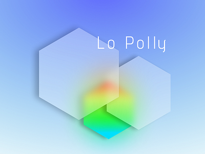 "Lo Poly" Logo branding graphic design logo ui