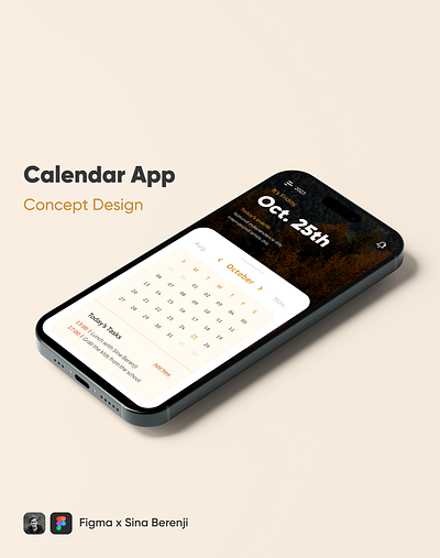 Calendar App | Concept Design android app app design calendar calendar app design figma ios ui ux