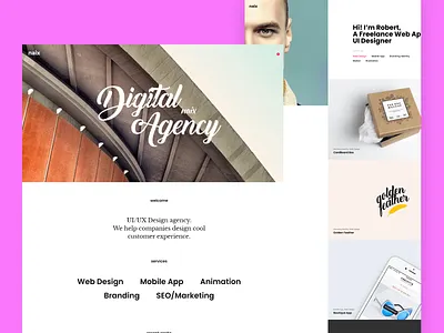 Multipurpose Agency Portfolio Bootstrap 5 Template - Naix startup