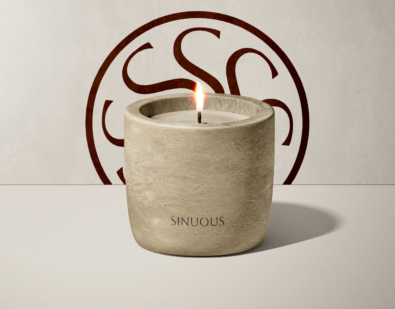 Sinuous - Logo Design I Organic Scented Candle Branding brand design brand identity branding corporate branding corporate identity graphic design identity identity design logo logo branding logo design perfume perfume brand perfume brand logo perfume candles premium candles scented candles stationery visual design visual identity