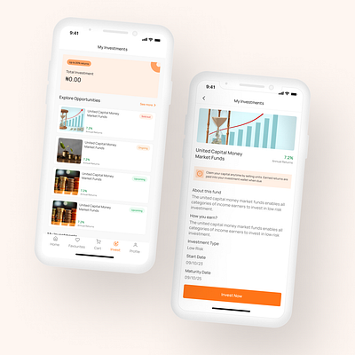 Investment Page app app design design investment investment app investmentapp investmentpage savings ui designs